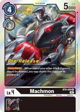 Machmon (BT6-059) - Double Diamond Pre-Release Cards Foil