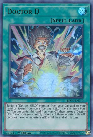 Doctor D (BROL-EN010) - Brothers of Legend 1st Edition