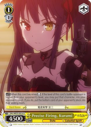 Precise Firing, Kurumi (DAL/WE33-E014 U) - Date A Bullet