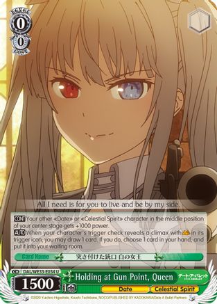 Holding at Gun Point, Queen (DAL/WE33-E034 U) - Date A Bullet