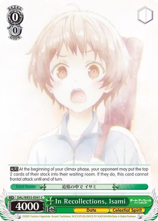 In Recollections, Isami (DAL/WE33-E041 C) - Date A Bullet
