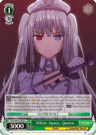 White Space, Queen (DAL/WE33-E042 C) - Date A Bullet