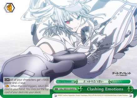 Clashing Emotions (Parallel Foil) (DAL/WE33-E049 R) - Date A Bullet