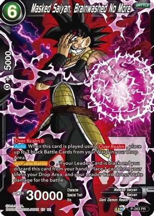Masked Saiyan, Brainwashed No More (P-263) - Mythic Booster Foil