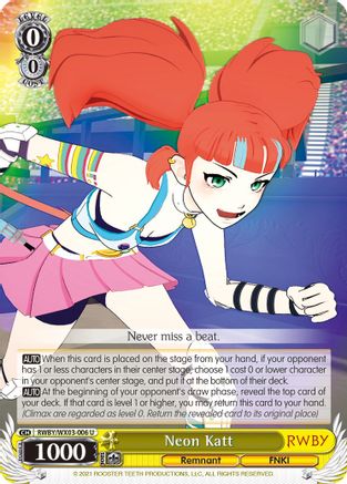 Neon Katt (RWBY/WX03-006 U) - RWBY