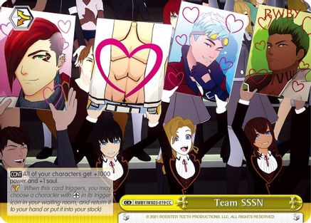 Team SSSN (RWBY/WX03-019 CC) - RWBY