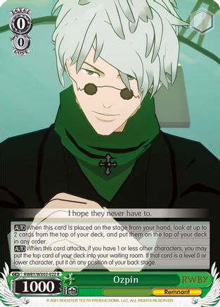 Ozpin (RWBY/WX03-022 R) - RWBY