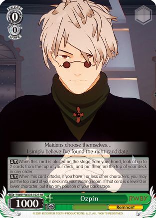 Ozpin (SR) (RWBY/WX03-022S SR) - RWBY
