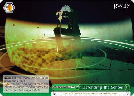 Defending the School (RWBY/WX03-040 CC) - RWBY