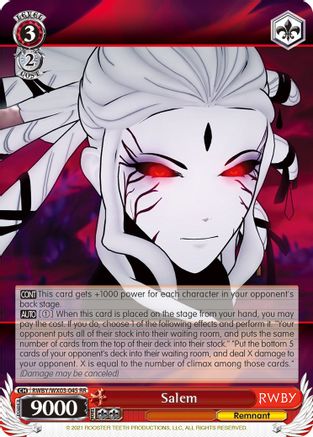 Salem (RWBY/WX03-045 RR) - RWBY