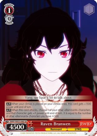 Raven Branwen (SR) (RWBY/WX03-046S SR) - RWBY