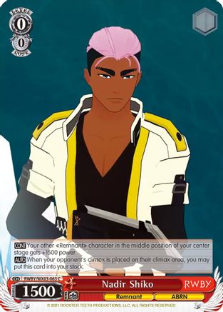 Nadir Shiko (RWBY/WX03-063 C) - RWBY