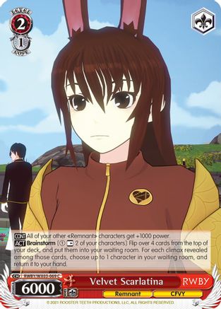 Velvet Scarlatina (RWBY/WX03-069 C) - RWBY