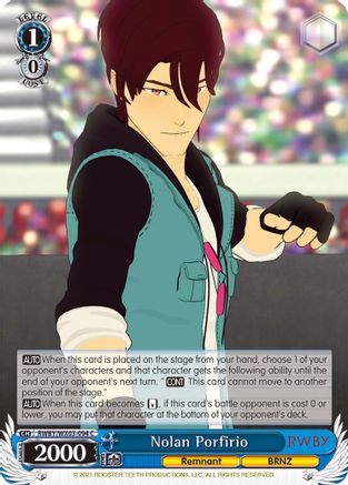 Nolan Porfirio (RWBY/WX03-094 C) - RWBY