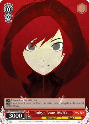 Ruby: Team RWBY (RWBY/WX03-102 PR) - RWBY