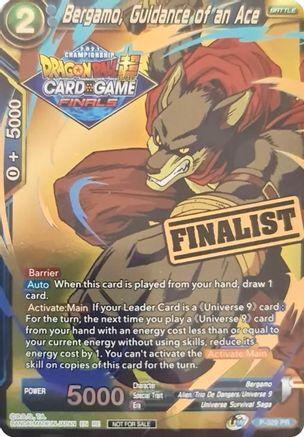 Bergamo, Guidance of an Ace (Championship 2021 Vault Set) (Finalist Gold Stamped) (P-329) - Promotion Cards Foil