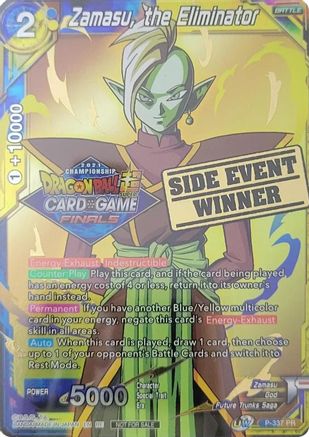 Zamasu, the Eliminator (Championship 2021 Vault Set) (Side Event Winner) (P-337) - Promotion Cards Foil