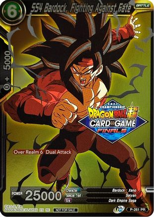 SS4 Bardock, Fighting Against Fate (2021 Tournament Pack Vault Set) (P-261) - Promotion Cards Foil
