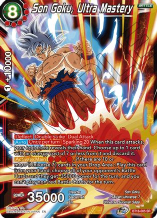 Son Goku, Ultra Mastery (BT16-005) - Realm of the Gods Foil