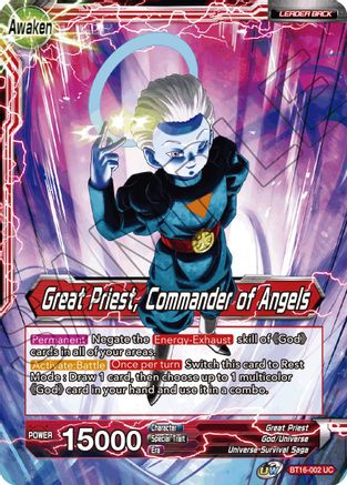 Great Priest // Great Priest, Commander of Angels (BT16-002) - Realm of the Gods