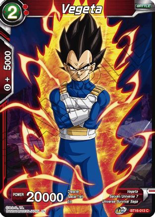 Vegeta (BT16-013) (BT16-013) - Realm of the Gods Foil