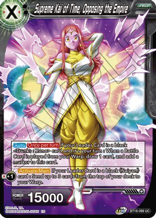 Supreme Kai of Time, Opposing the Empire (BT16-099) - Realm of the Gods