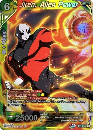 Jiren, Alien Power (BT10-151) - Rise of the Unison Warrior 2nd Edition Foil