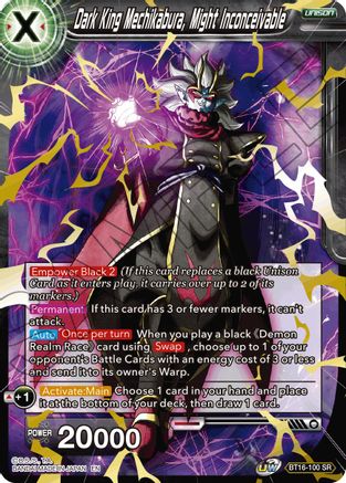 Dark King Mechikabura, Might Inconceivable (BT16-100) - Realm of the Gods Foil