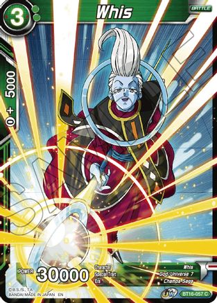 Whis (BT16-057) - Realm of the Gods Foil