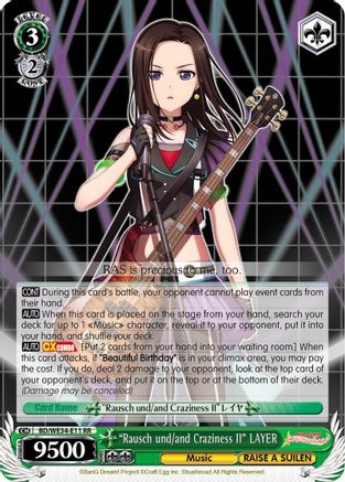 "Rausch und/and Craziness II" LAYER (Parallel Foil) (BD/WE34-E11 RR) - Morfonica x RAISE A SUILEN