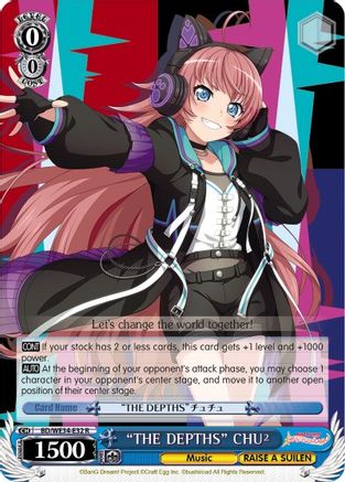 "THE DEPTHS" CHU² (Parallel Foil) (BD/WE34-E32 R) - Morfonica x RAISE A SUILEN