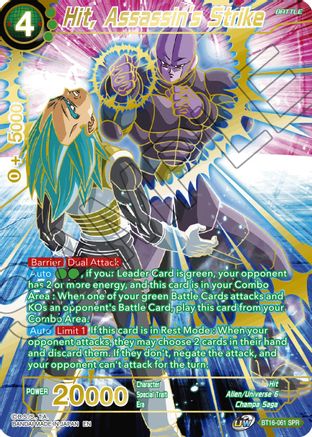 Hit, Assassin's Strike (SPR) (BT16-061) - Realm of the Gods Foil