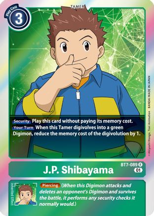 J.P. Shibayama (BT7-089) - Next Adventure Foil
