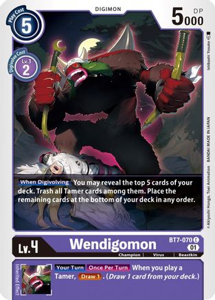 Wendigomon (BT7-070) - Next Adventure