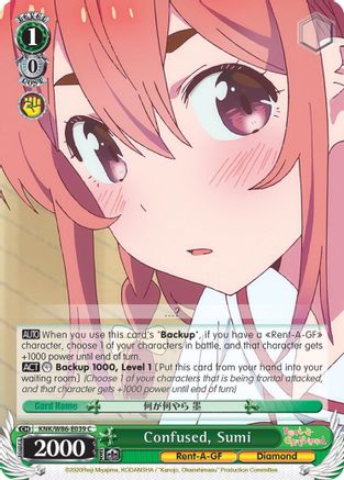 Confused, Sumi (KNK/W86-E039 C) - Rent-A-Girlfriend