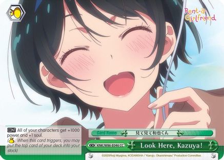 Look Here, Kazuya! (KNK/W86-E046 CC) - Rent-A-Girlfriend