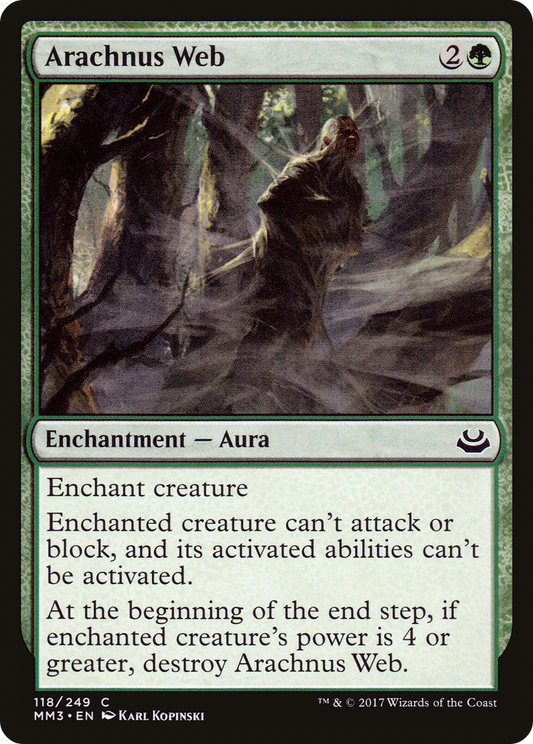 Arachnus Web (MM3-118) - Modern Masters 2017 Foil