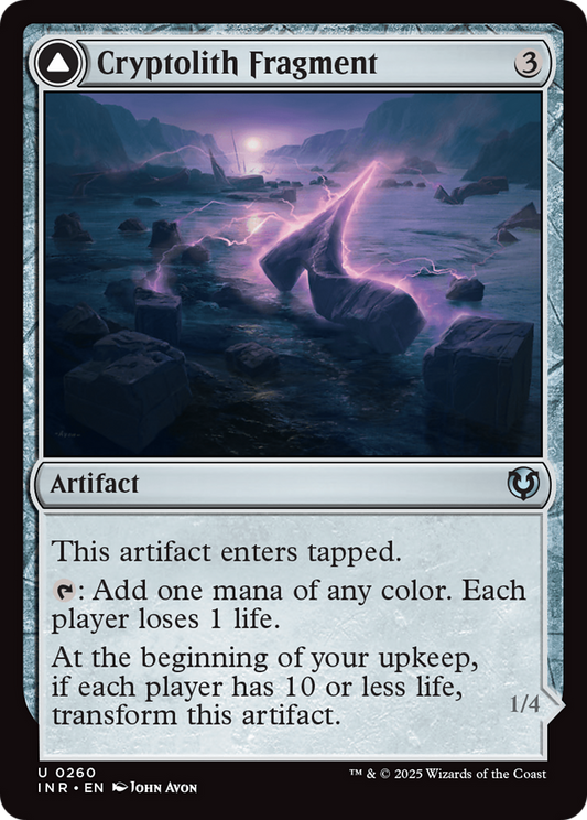 Cryptolith Fragment // Aurora of Emrakul (INR-260) - Innistrad Remastered Foil