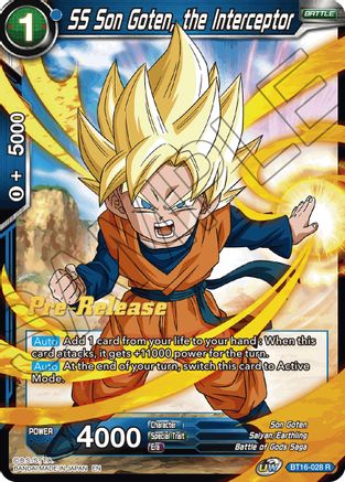 SS Son Goten, the Interceptor (BT16-028) - Realm of the Gods PreRelease Cards