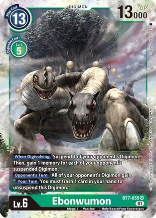 Ebonwumon (BT7-055) - Next Adventure Foil