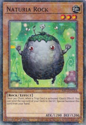 Naturia Rock (Duel Terminal) (HAC1-EN094) - Hidden Arsenal: Chapter 1 1st Edition
