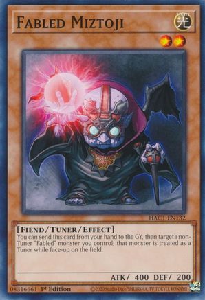 Fabled Miztoji (HAC1-EN132) - Hidden Arsenal: Chapter 1 1st Edition