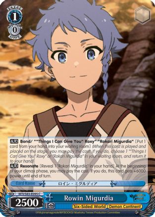 Rowin Migurdia (MTI/S83-E095 C) - Mushoku Tensei: Jobless Reincarnation