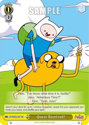 Quest Received! (AT/WX02-A07) - Adventure Time