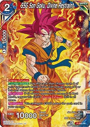 SSG Son Goku, Divine Restraint (P-362) - Promotion Cards