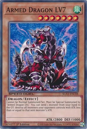 Armed Dragon LV7 (SGX1-ENC08) - Speed Duel GX: Duel Academy Box 1st Edition