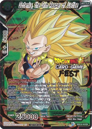 Gotenks, the Grim Reaper of Justice (Card Game Fest 2022) (EX13-16) - Tournament Promotion Cards Foil