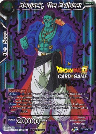 Boujack, the Evildoer (Card Game Fest 2022) (BT13-047) - Tournament Promotion Cards Foil