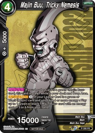 Majin Buu, Tricky Nemesis (Championship Pack 2022 Vol.1) (P-398) - Promotion Cards