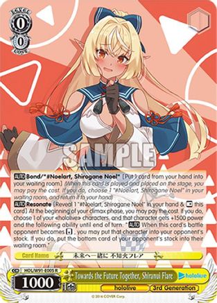 Towards the Future Together, Shiranui Flare (HOL/W91-E005 R) - hololive production